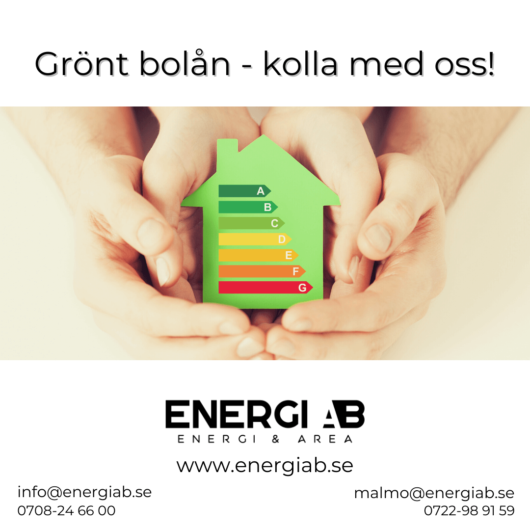 GrontBolan 1 Energideklaration i Skåne, Blekinge, Kronoberg med fast pris.